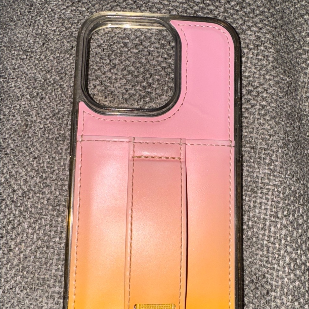 Walli Pink and Orange Gradient Phone Case, 14 pro